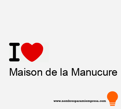Logotipo Maison de la Manucure